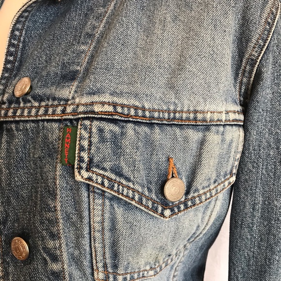 Katharine Hamnett XS stone washed Jean jacket - Picture 5 of 10